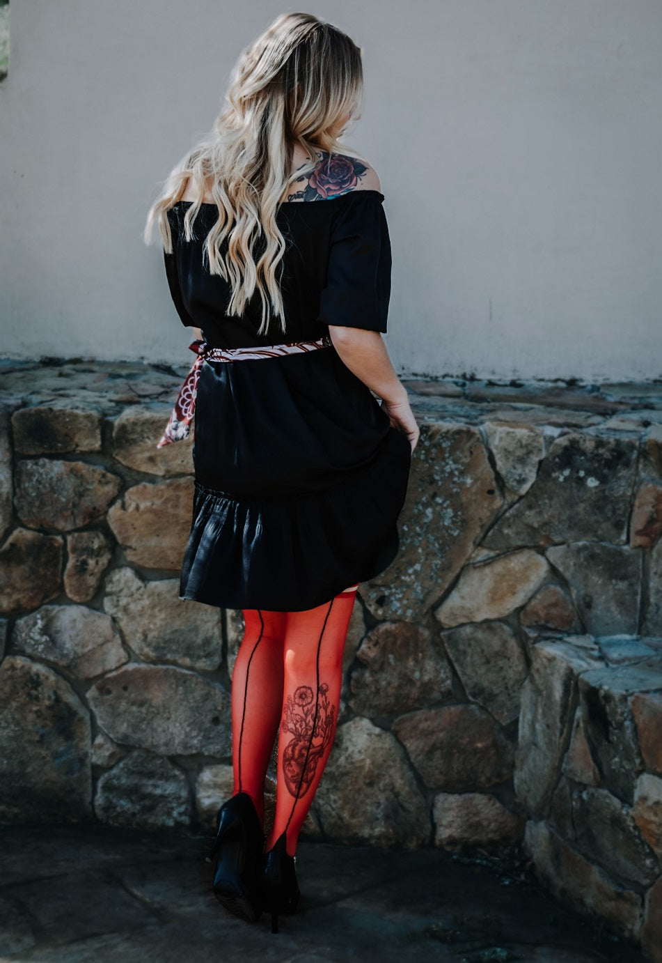 Kixies Monica Sheer Red Back-Seamed Thigh Highs > Clothes > Hosiery > Stockings