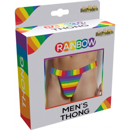 Rainbow Mens Thong – Colorful Striped Comfortable Men's Underwear > Novelties > Gag Gifts