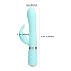 Pillow Talk Lively Rabbit Vibrator with Clitoral Stimulator