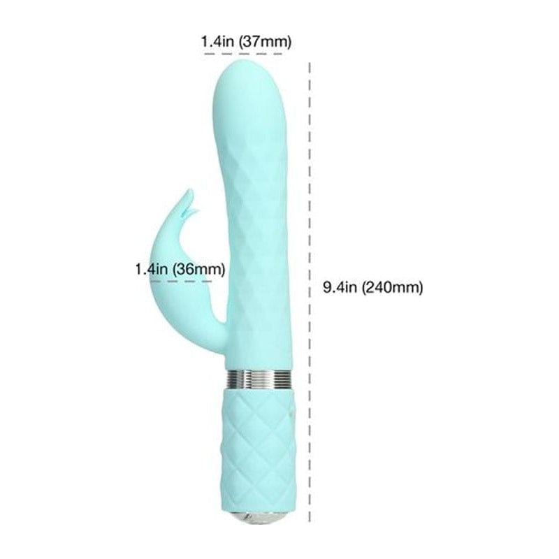 Pillow Talk Lively Rabbit Vibrator with Clitoral Stimulator
