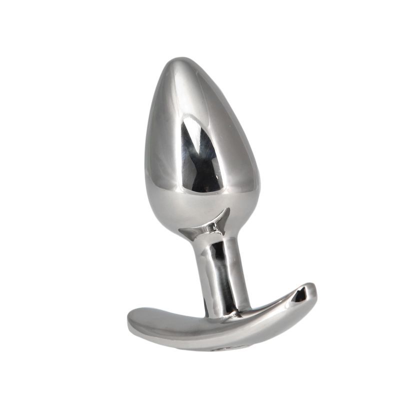 Pillow Talk Sneaky Stainless Steel Anal Plug 2.6 Inch w Swarovski Crystal Secondary image