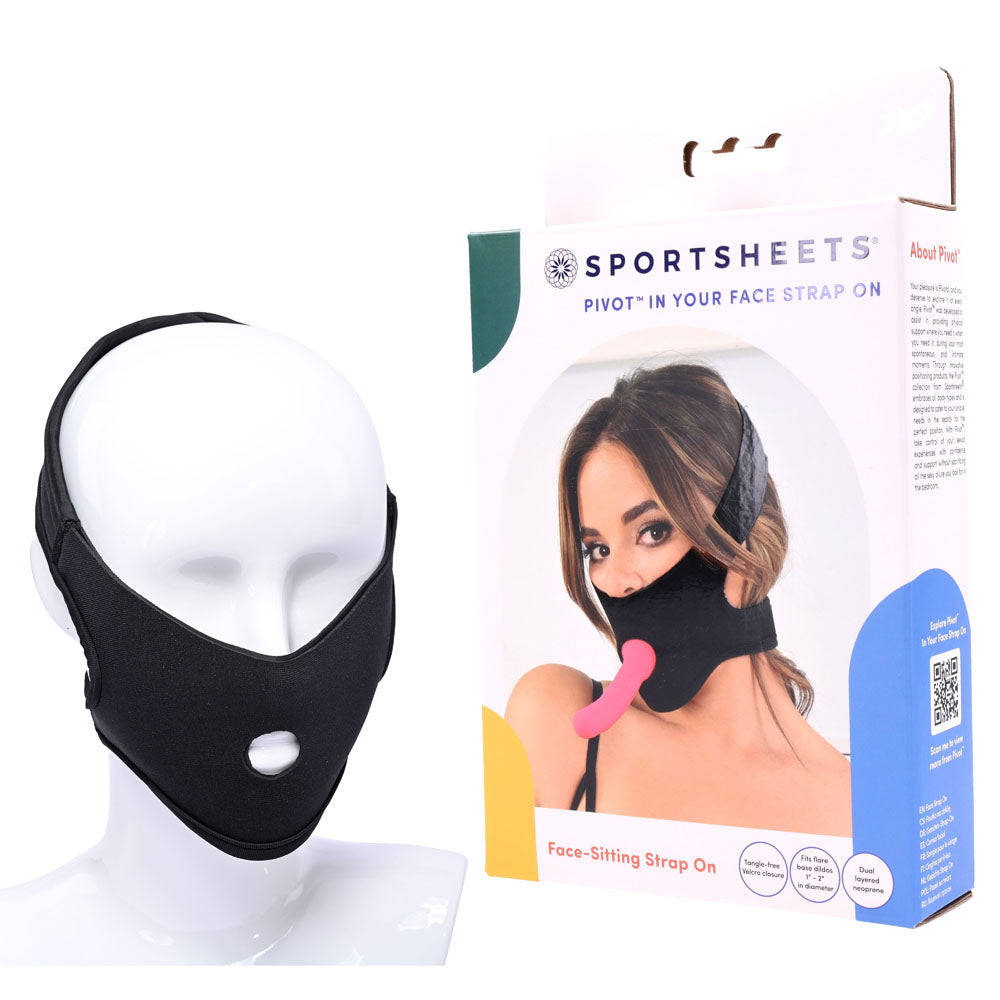 Pivot In Your Face (Black) – Face-Sitter Strap-On Harness > Dildos > Strap On Harnesses