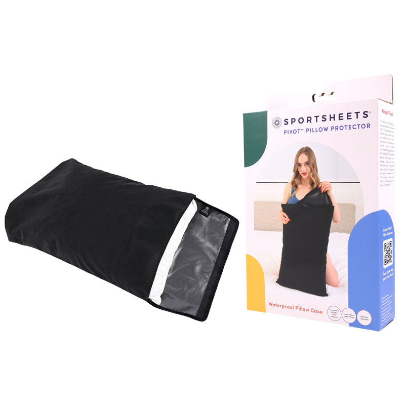 Pivot Pillow Protector - Waterproof for Standard Pillows > Bondage Gear > PVC Orgy Bedding Main image