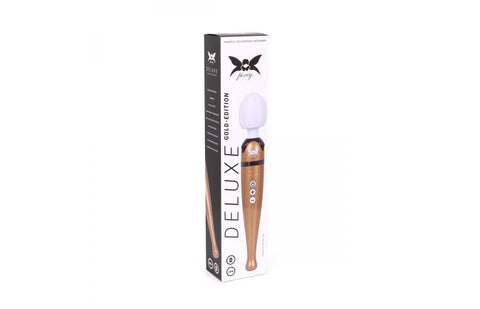 Pixey Deluxe Gold Edition – Ultimate Relaxation Massage Wand Electric Massager
