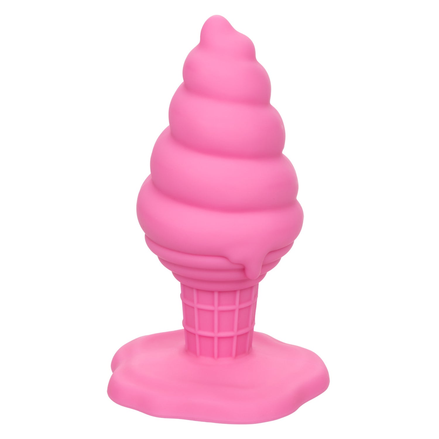 Naughty Bits Pink Ice Cream Cone Butt Plug - 3.75" x 1.75" Pink > Anal Range > Butt Plugs