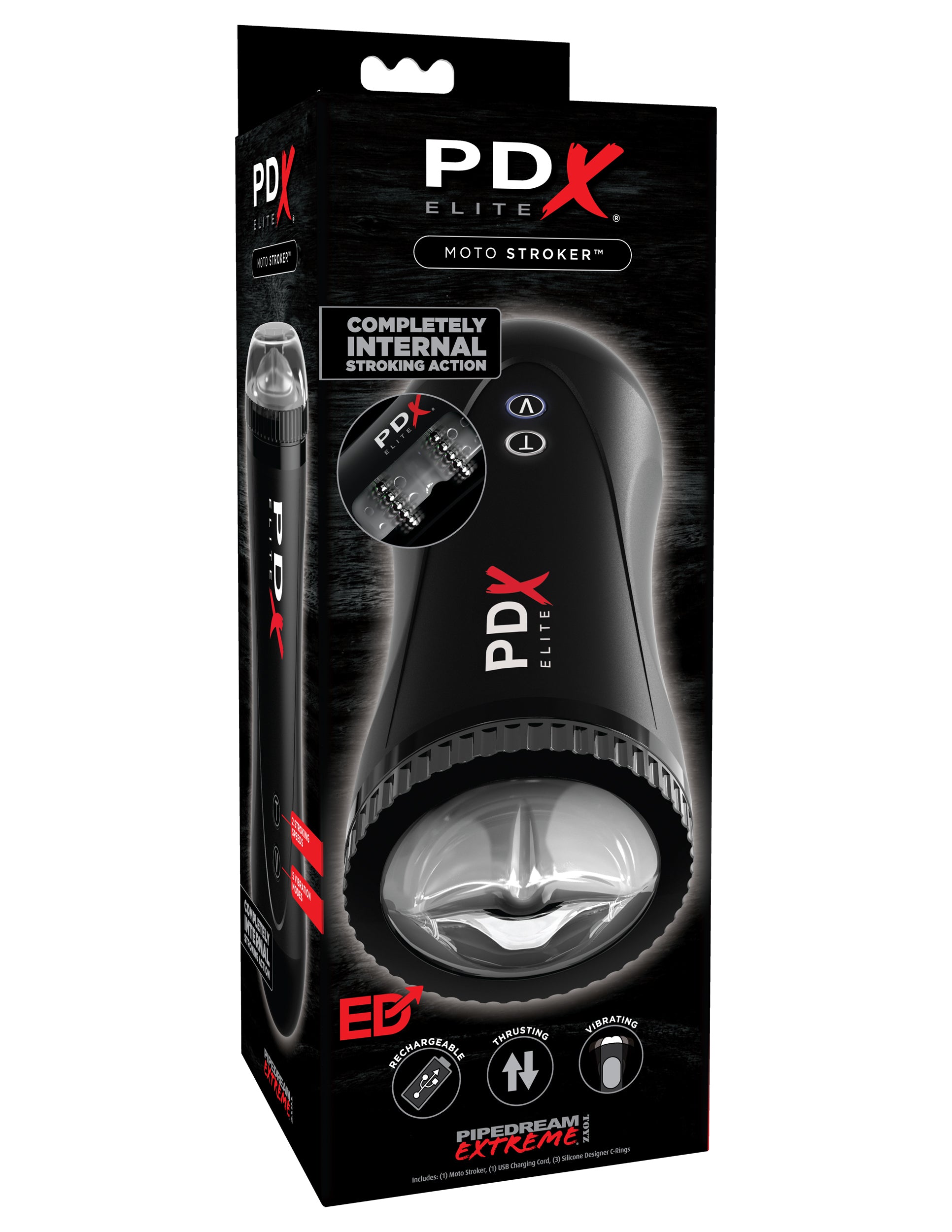 Pipedream Extreme Toyz Elite Moto Stroker Powered Masturbator > Sex Toys For Men > Masturbators > Vibrating