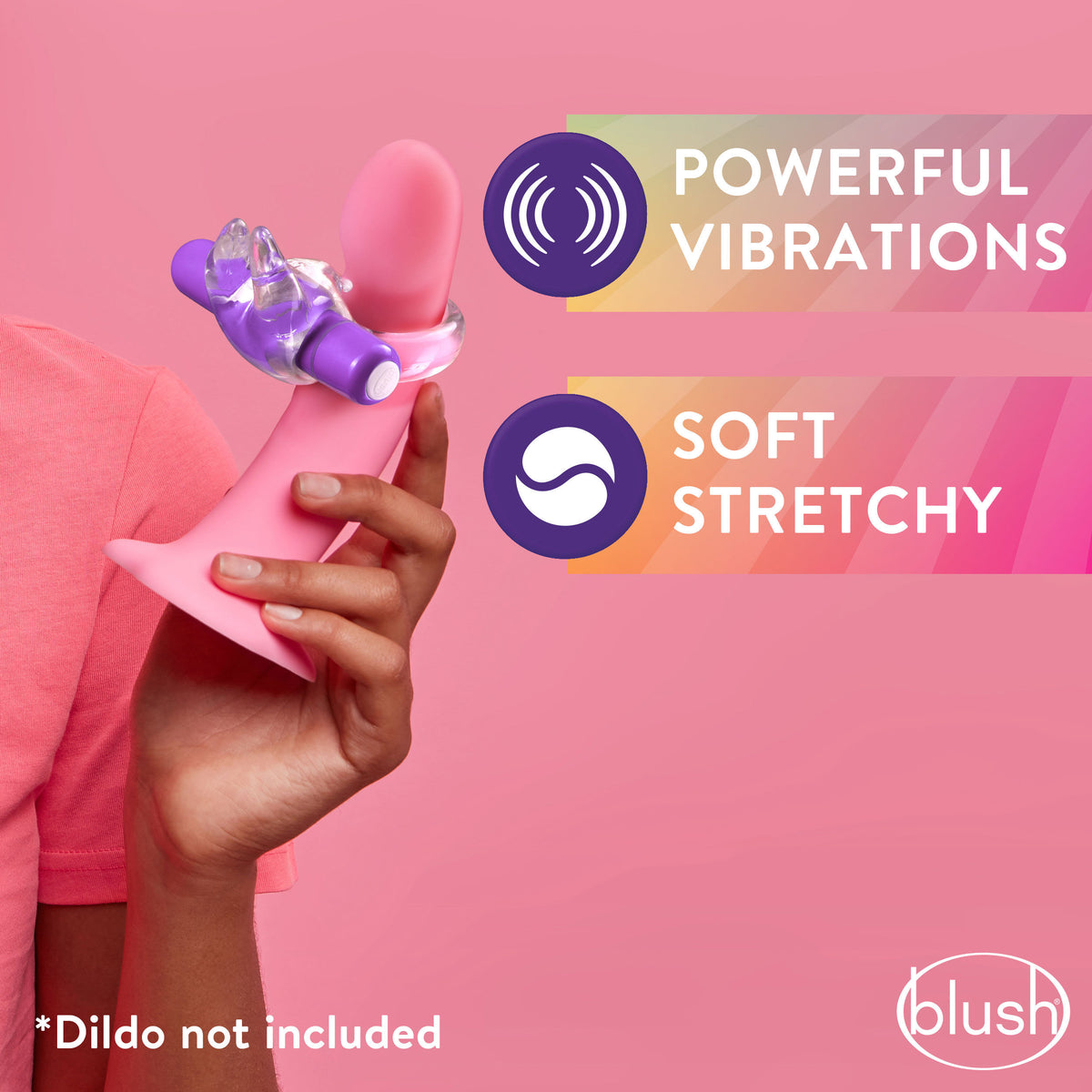 Play With Me Bull Vibrating C-Ring in Purple > Sex Toys > Couples Toys