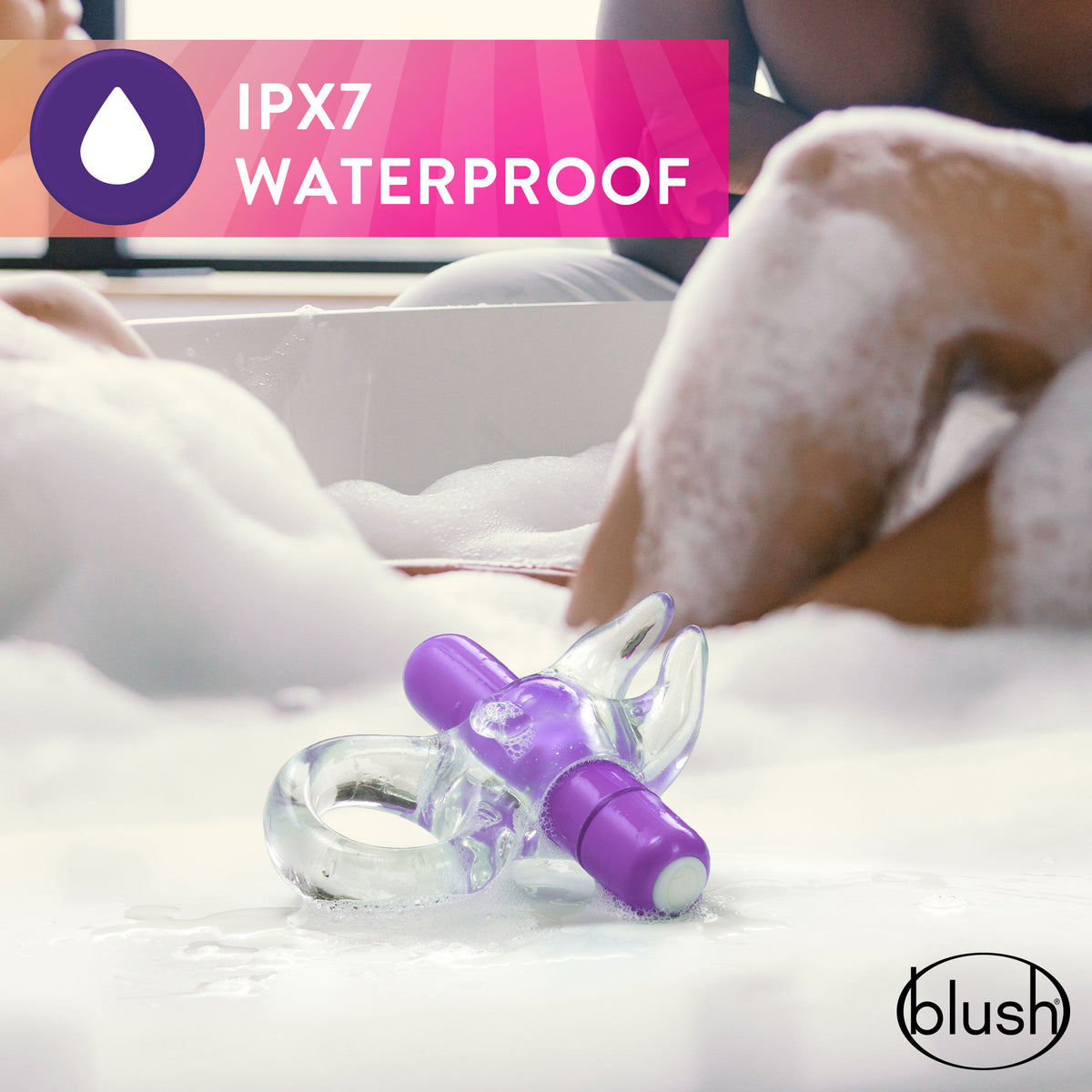 Play With Me Bull Vibrating C-Ring in Purple > Sex Toys > Couples Toys