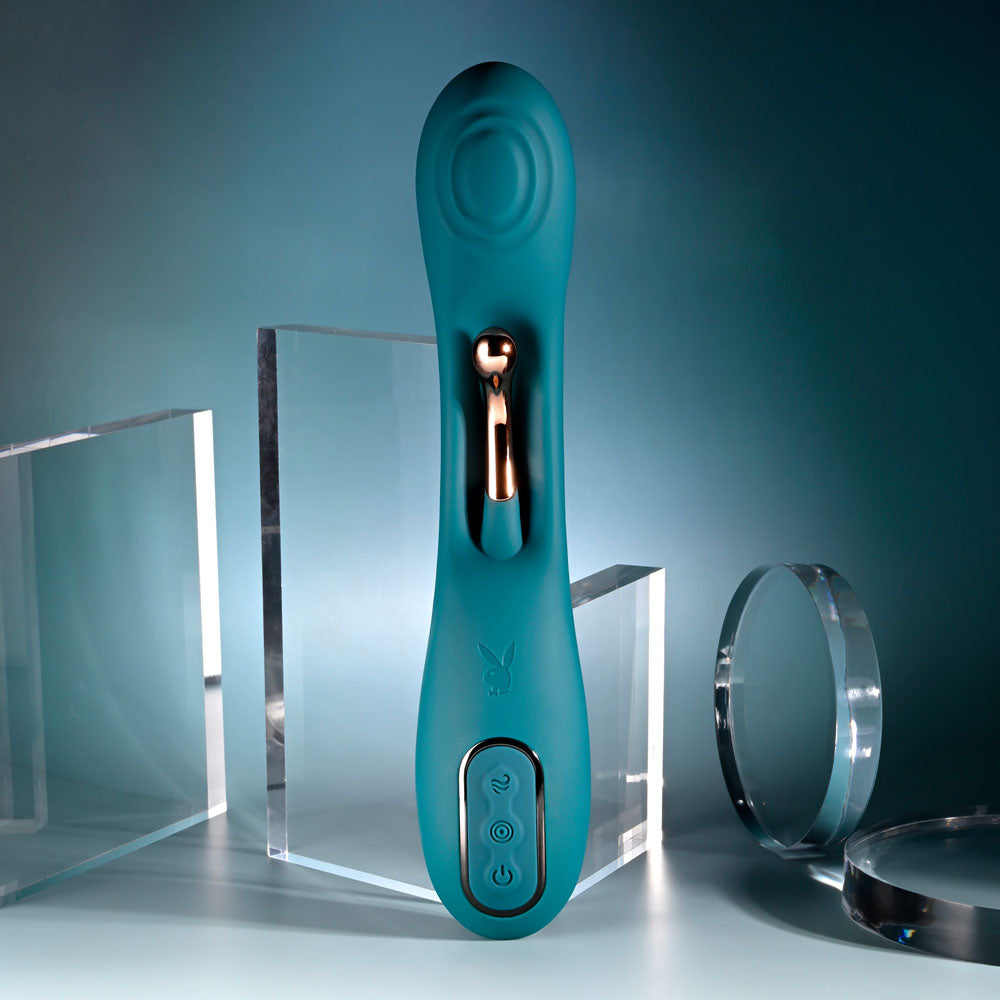 Playboy Pleasure Aurelie Vibrator – 22.7 cm Rose Gold G-Spot Stimulator Secondary image