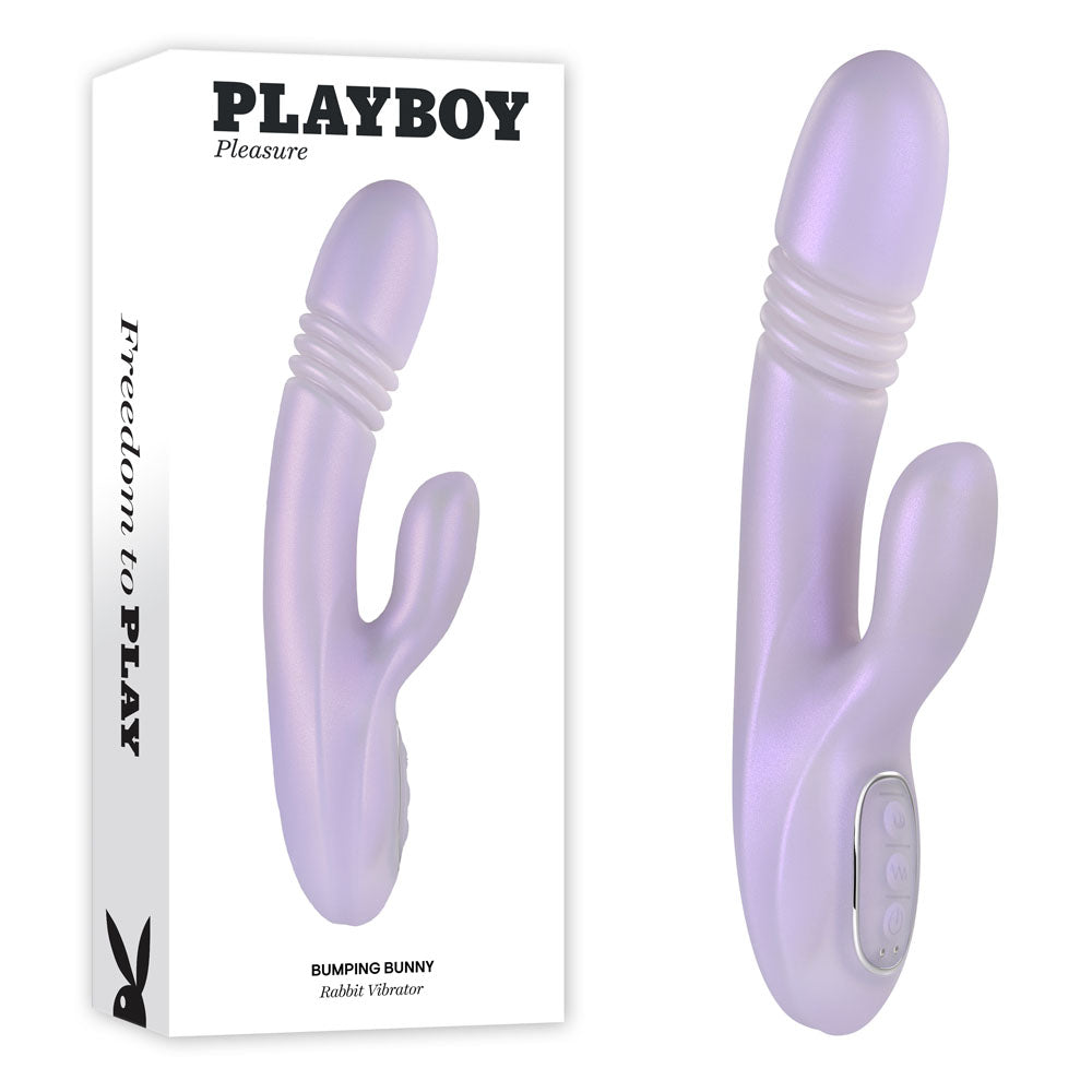 Playboy Pleasure BUMPING BUNNY Rabbit Vibrator 22.9cm VIBRATORS-RABBIT