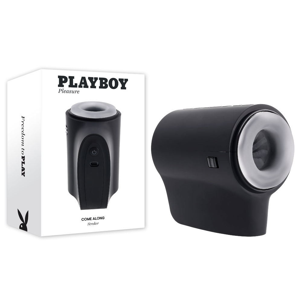 Playboy Pleasure COME ALONG Travel Stroker 13.4cm > Sex Toys For Men > Masturbators > Vibrating Main image