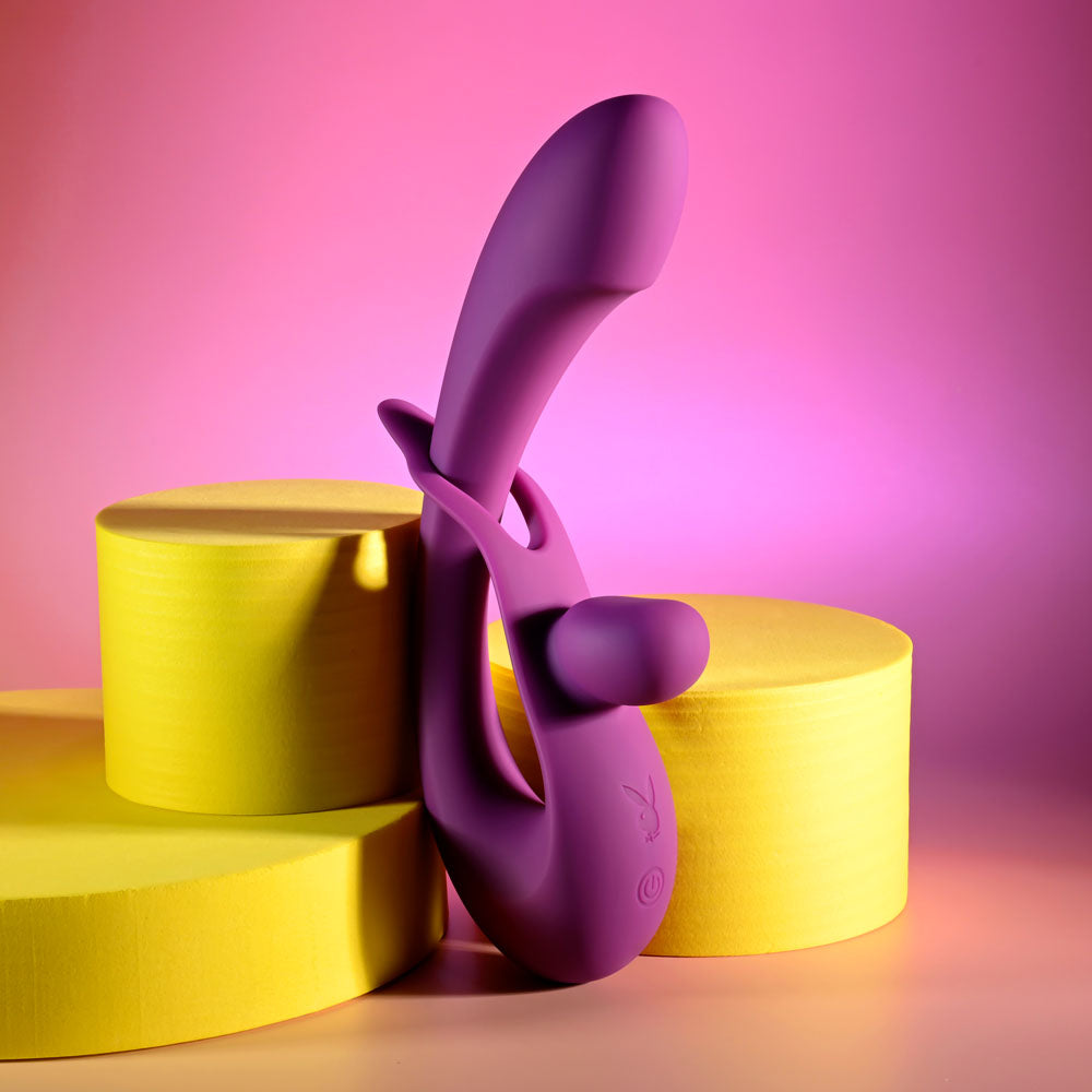 Playboy Pleasure Cha Cha Slide 20 Cm Rabbit Vibrator > Vibrators > Ladies > Rabbit Multi Main image