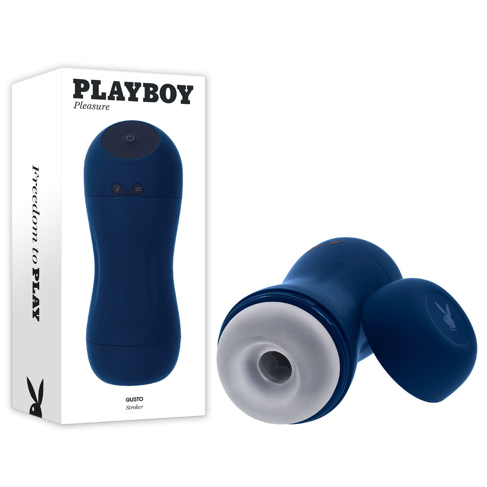 Playboy Pleasure GUSTO Vibrating Stroker 21.6 cm > Sex Toys For Men > Masturbators > Vibrating Main image