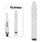 Playboy Pleasure In A Twist Glass 17.5 cm Vibrator > Vibrators > Standard Vibrators