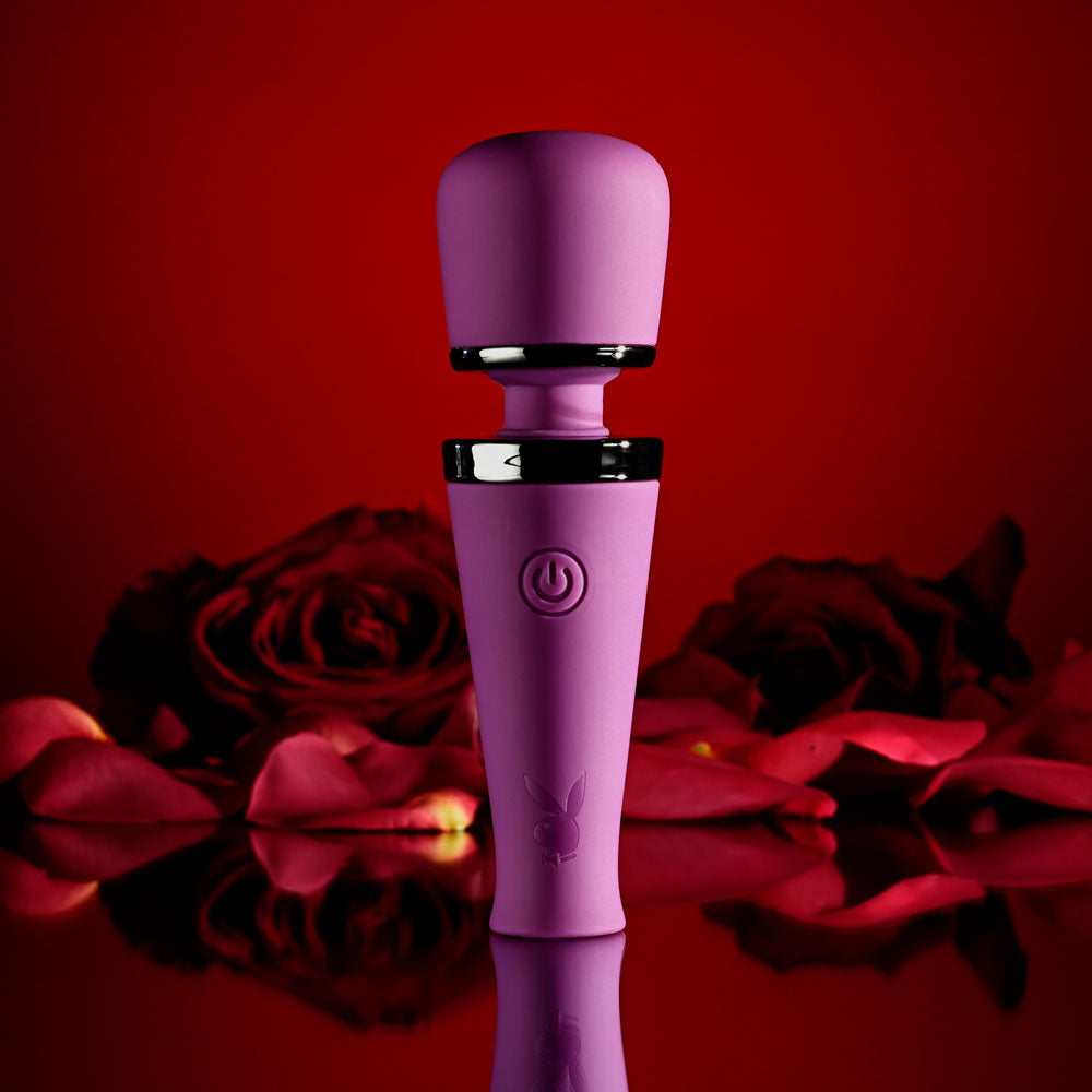 Playboy Pleasure MIC DROP 11.4 cm Mini Wand > Sex Toys > Mini Massagers
