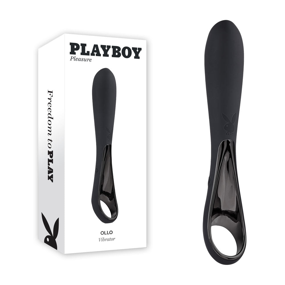 Playboy Pleasure OLLO Vibrator with 10 Powerful Speeds Black Vibrators