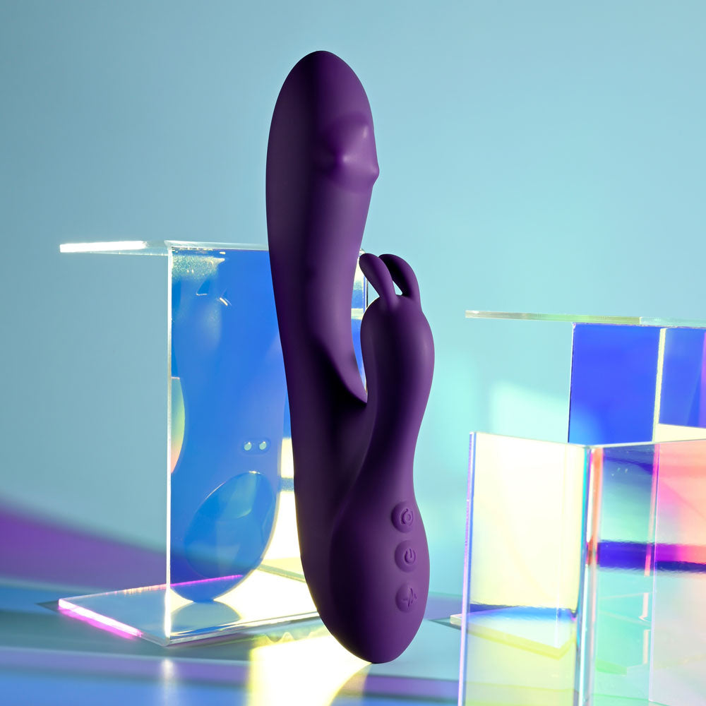 Playboy Pleasure ON REPEAT 19.7cm Rabbit Vibrator with Beads > Vibrators > Ladies > Rabbit
