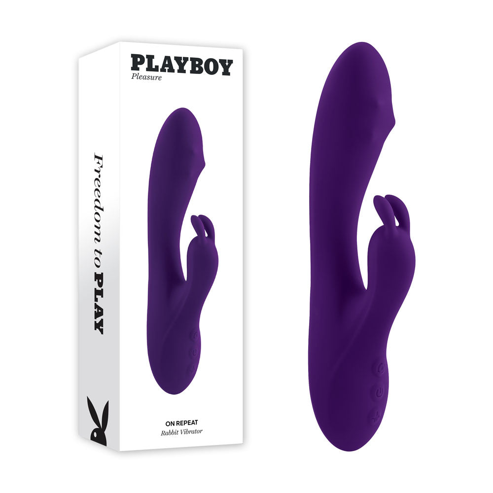 Playboy Pleasure ON REPEAT Rabbit Vibrator with Beads > Vibrators > Ladies > Rabbit Main image