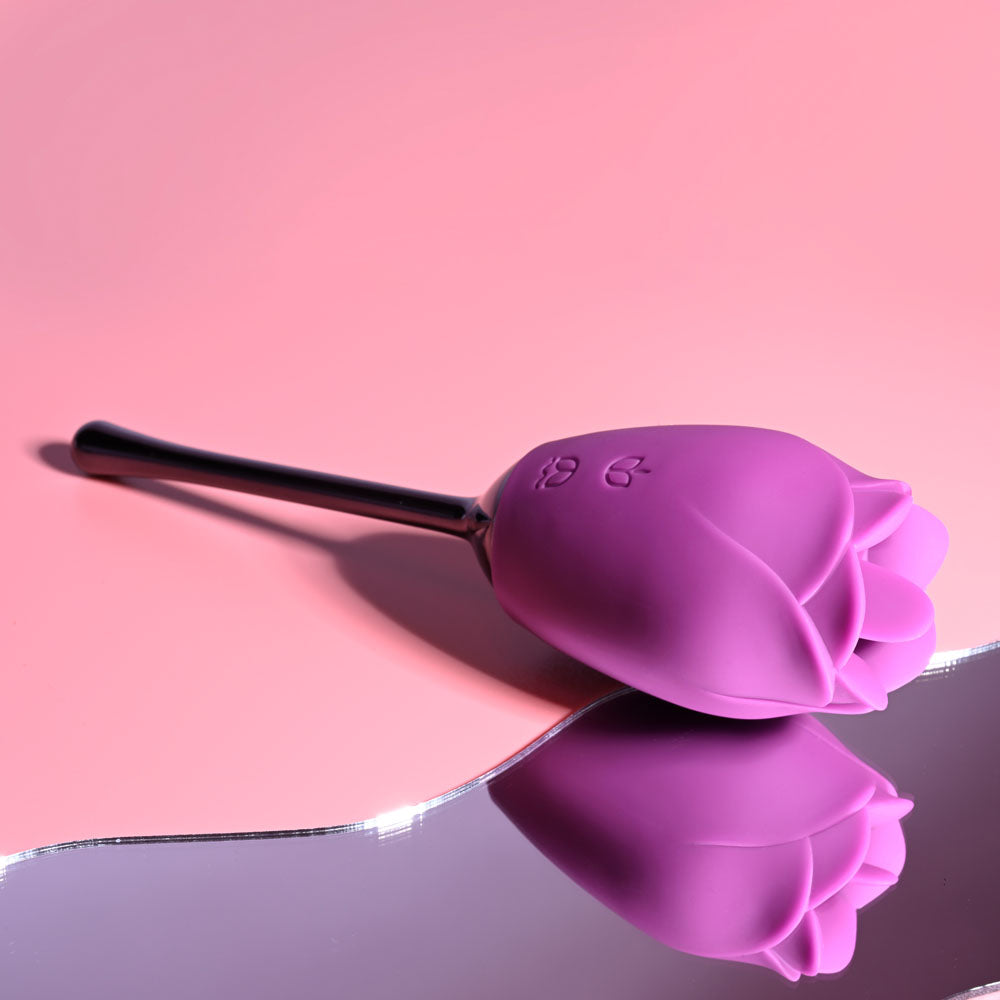 Playboy Pleasure PETAL Vibrator with Tongue-Flicking Head Secondary image