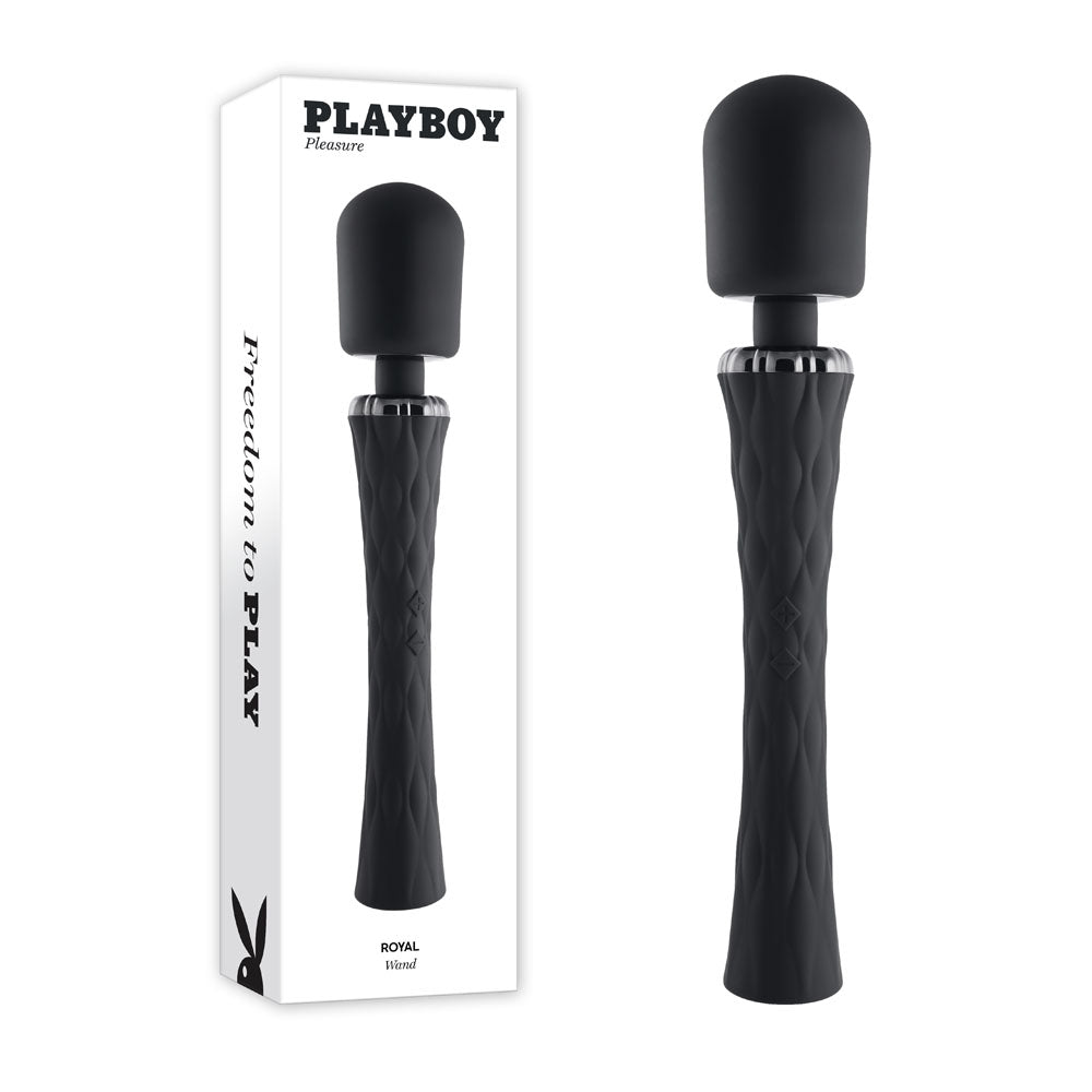 Playboy Pleasure ROYAL Velvet Silicone Wand Vibrator > Sex Toys > Massage Wands Main image