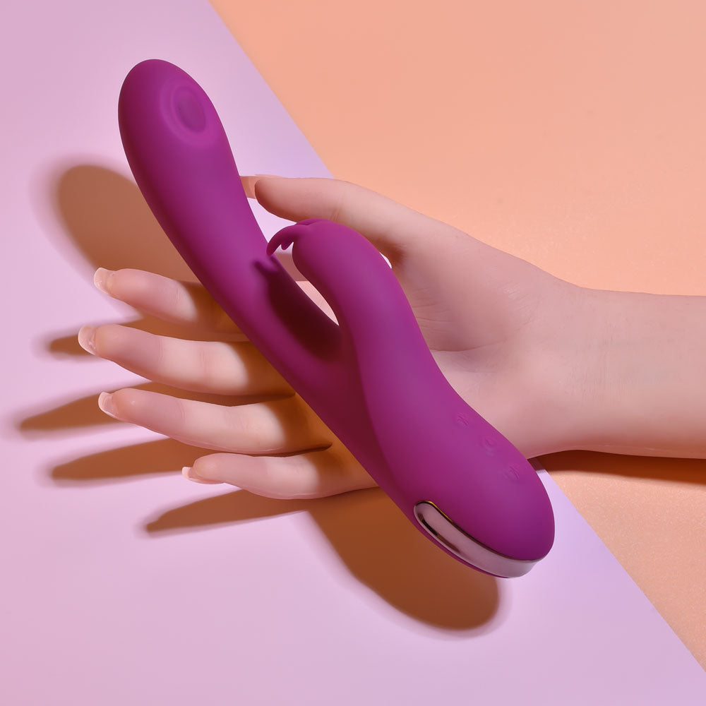 Playboy Pleasure THUMPER Velvet Silicone Rabbit Vibrator Secondary image
