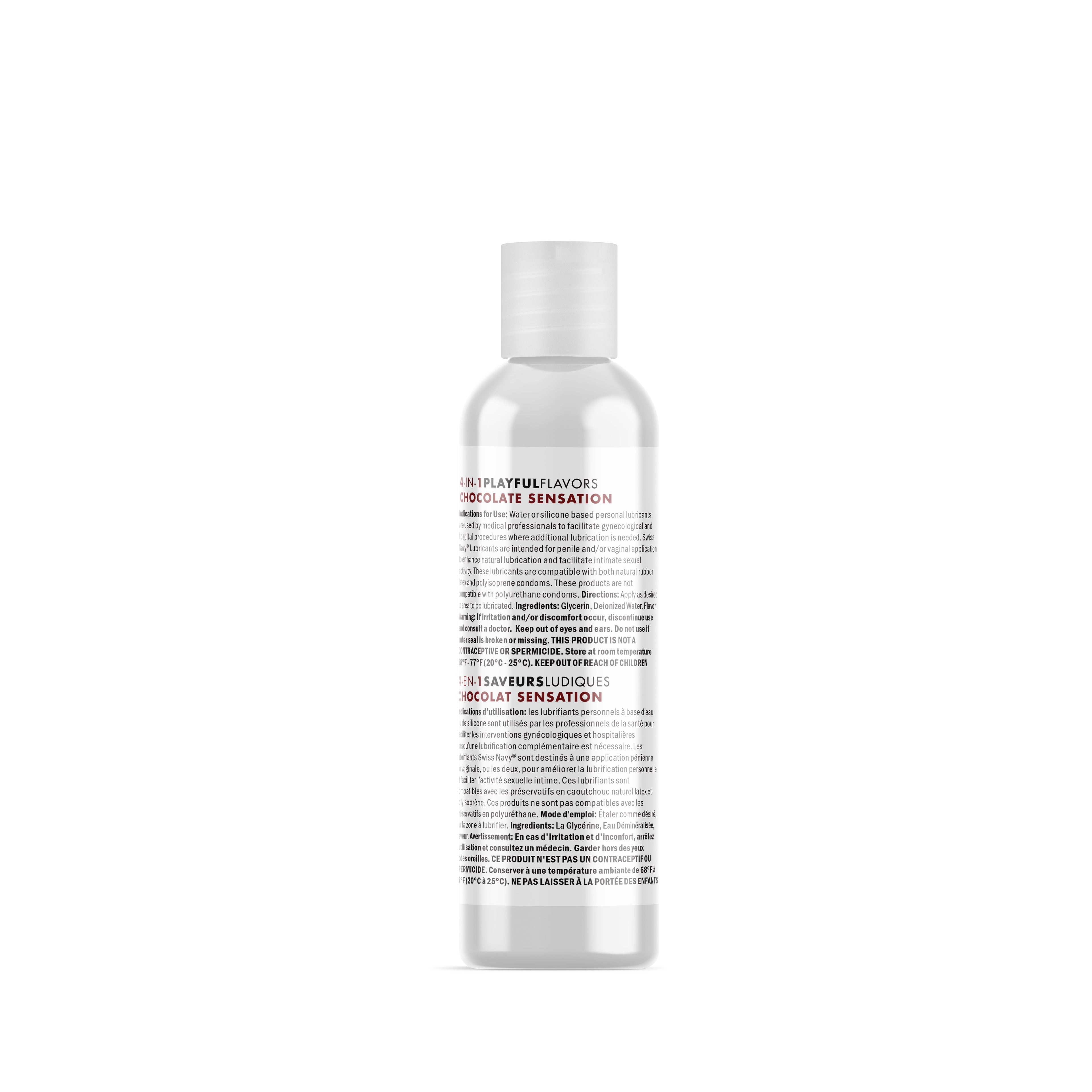 Playful Flavours 4 In 1 Chocolate Sensation (4oz/118ml) – Flavored Massage Oil > Lube > Flavoured