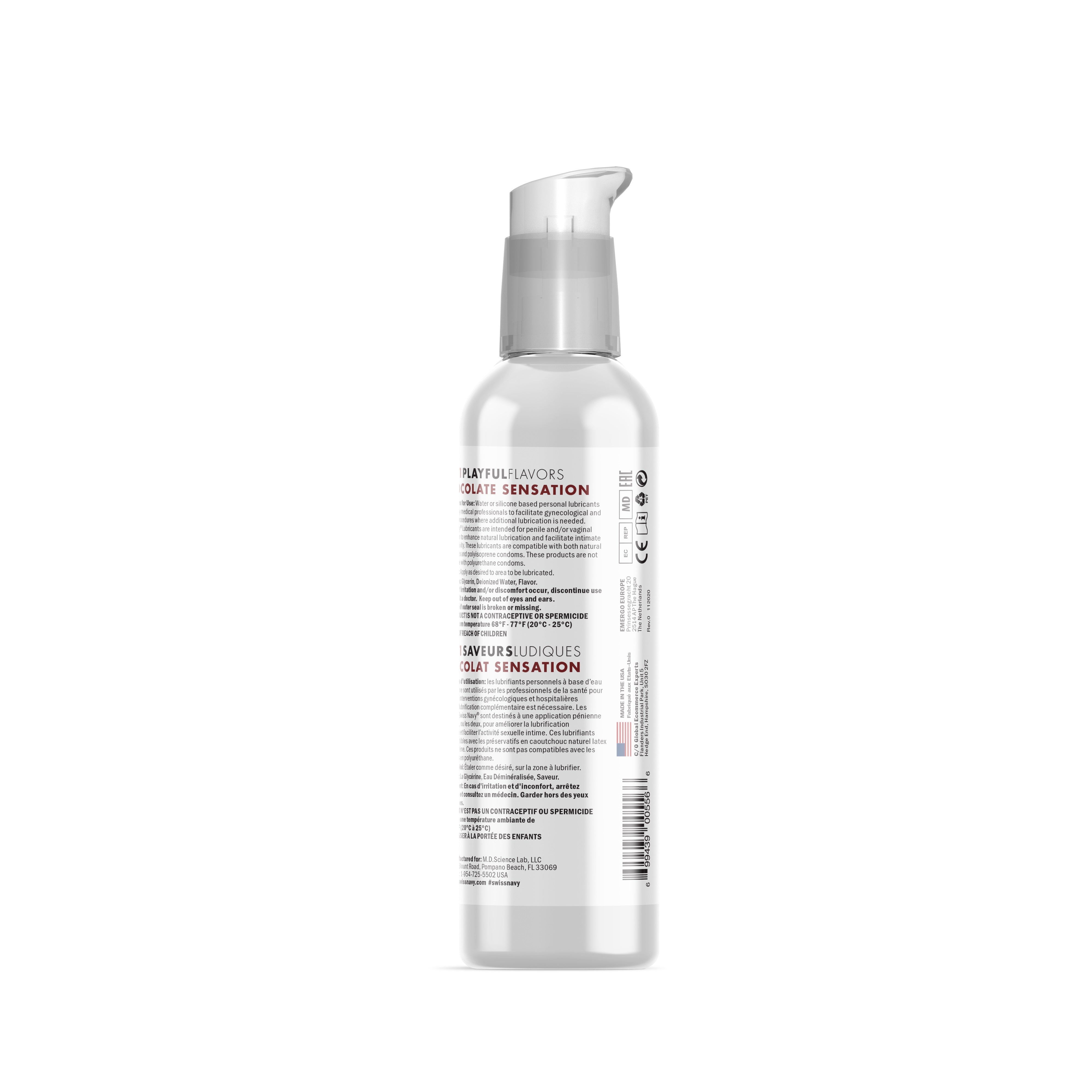 Playful Flavours 4 In 1 Chocolate Sensation (4oz/118ml) – Flavored Massage Oil Secondary image