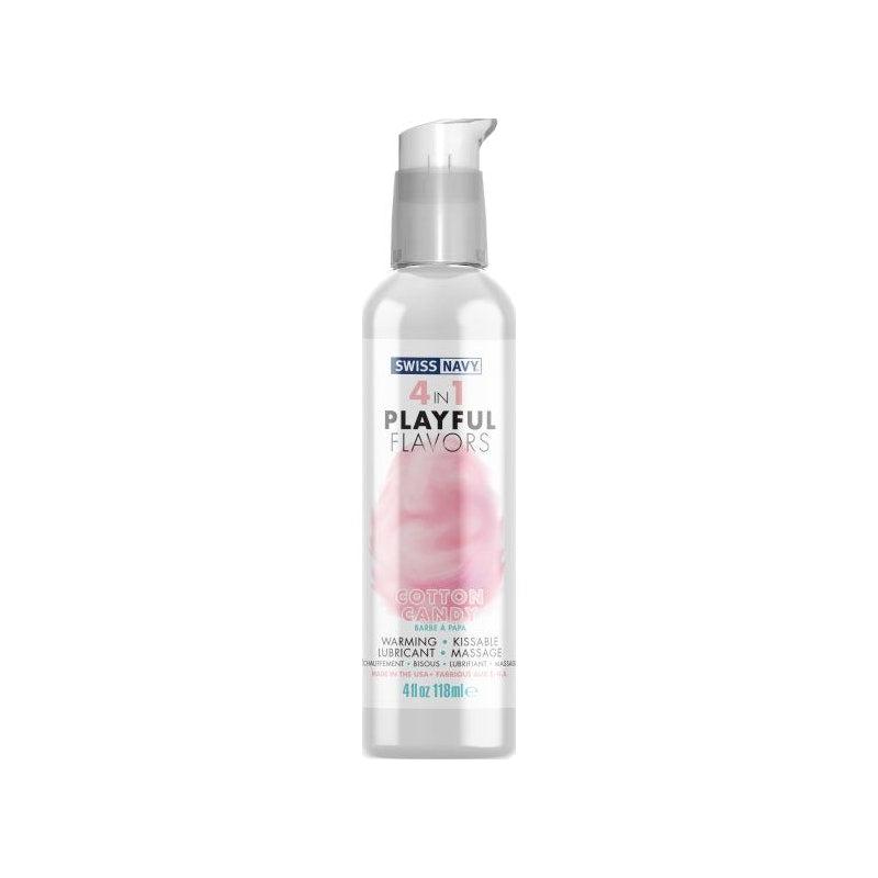 Playful Flavours 4 In 1 Cotton Candy 4oz/118ml Lube > Lube > Flavoured