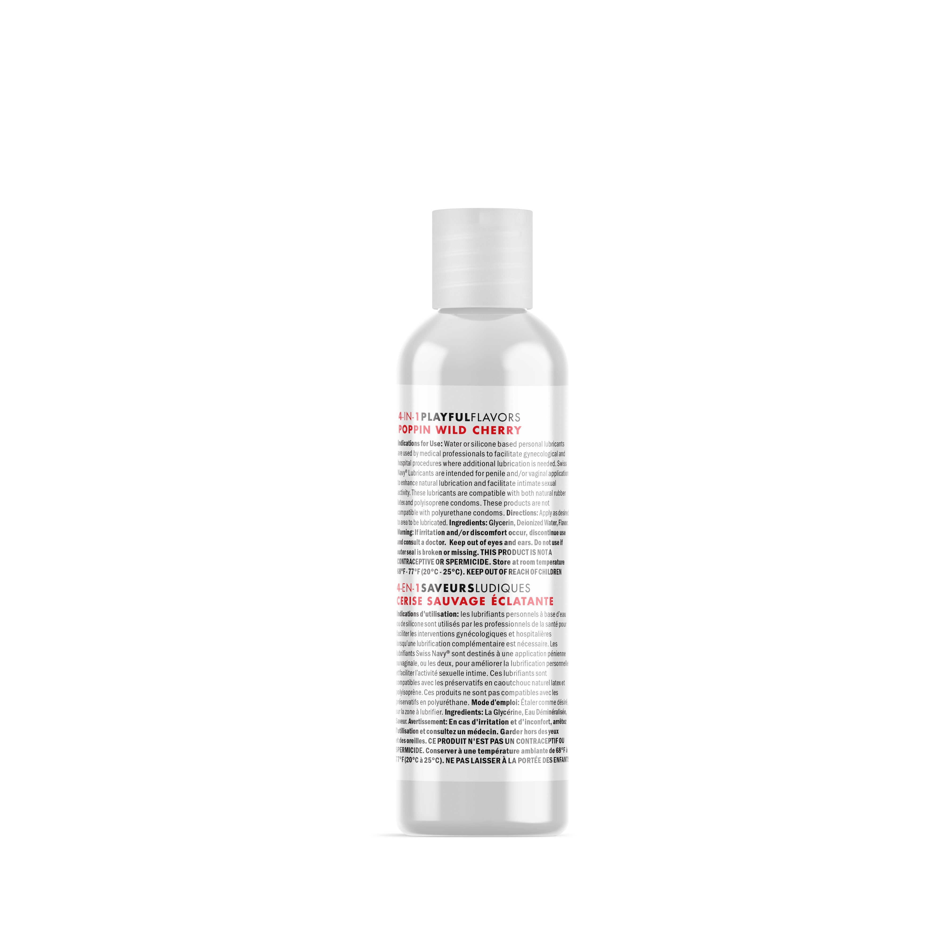 Playful Flavours 4 In 1 Poppin Wild Cherry 1oz/29.5ml Flavoured Lube