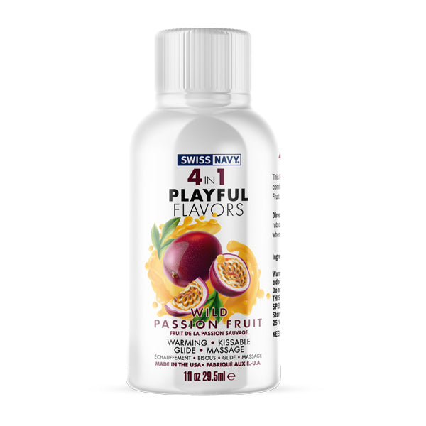 Playful Flavours 4 In 1 Wild Passion Fruit 1oz/29.5ml Flavoured Lube