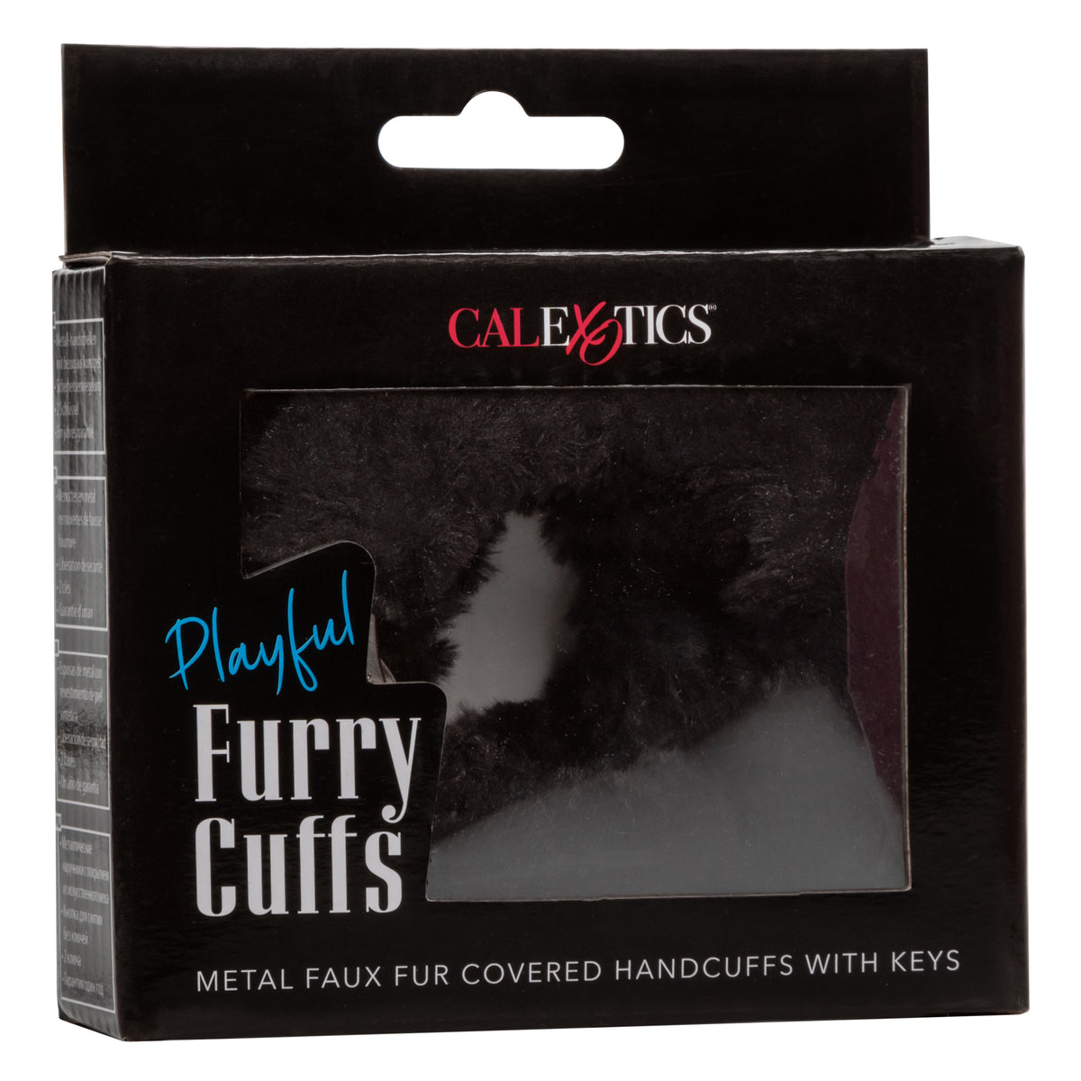 Playful Furry Cuffs (Black) – Adjustable Faux Fur Handcuffs > Bondage Gear > Handcuffs