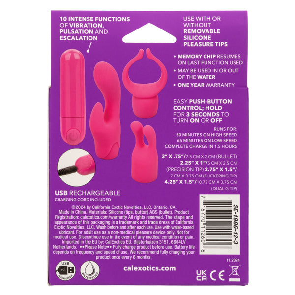 Pleasure Kits Lovers Collection with Bullet and Silicone Pleasure Tips Secondary image