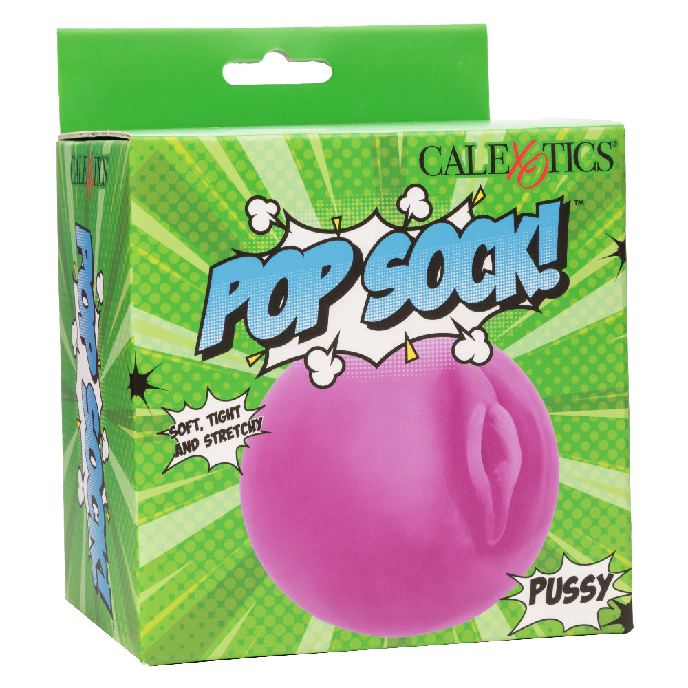 Pop Sock Pussy Purple Ultra-Soft Life-Like Masturbator with Closed-End Design Strokers - Cup|Egg