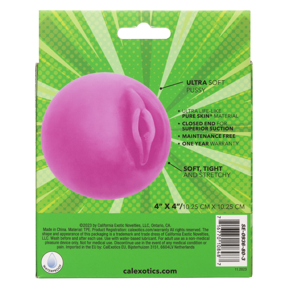 Pop Sock Pussy Purple Ultra-Soft Life-Like Masturbator with Closed-End Design Strokers - Cup|Egg