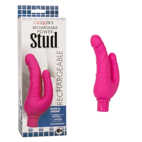 Power Stud Over and Under Rechargeable Dual Shaft Vibrator Vibrators