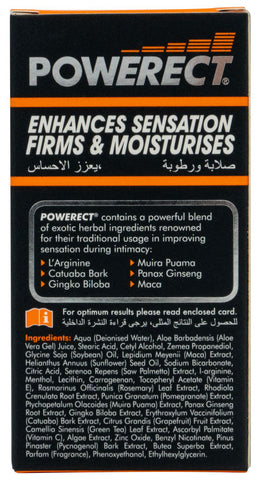 Powerect Cream 48ml Pump for Male Performance Enhancement ENHANCERS