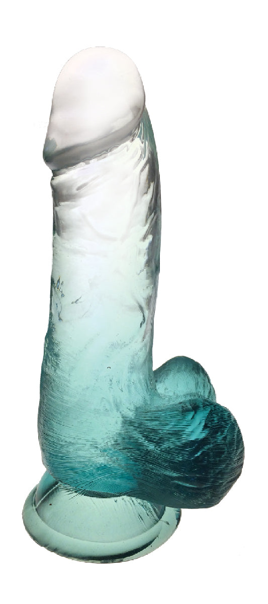 Shades 6 Inch Jelly Dong (Emerald) – Body-Safe TPR Dong Multi > Dildos > Realistic Dildos