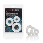 Premium Clear Silicone Ring Set - Medium, Large, XL Sizes > Cock Ring > Sets