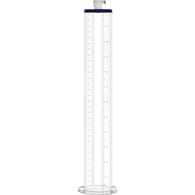 Premium Penis Pump Valve Cylinder 1.75 Inch x 12 Inch Clear Pumps - Performance