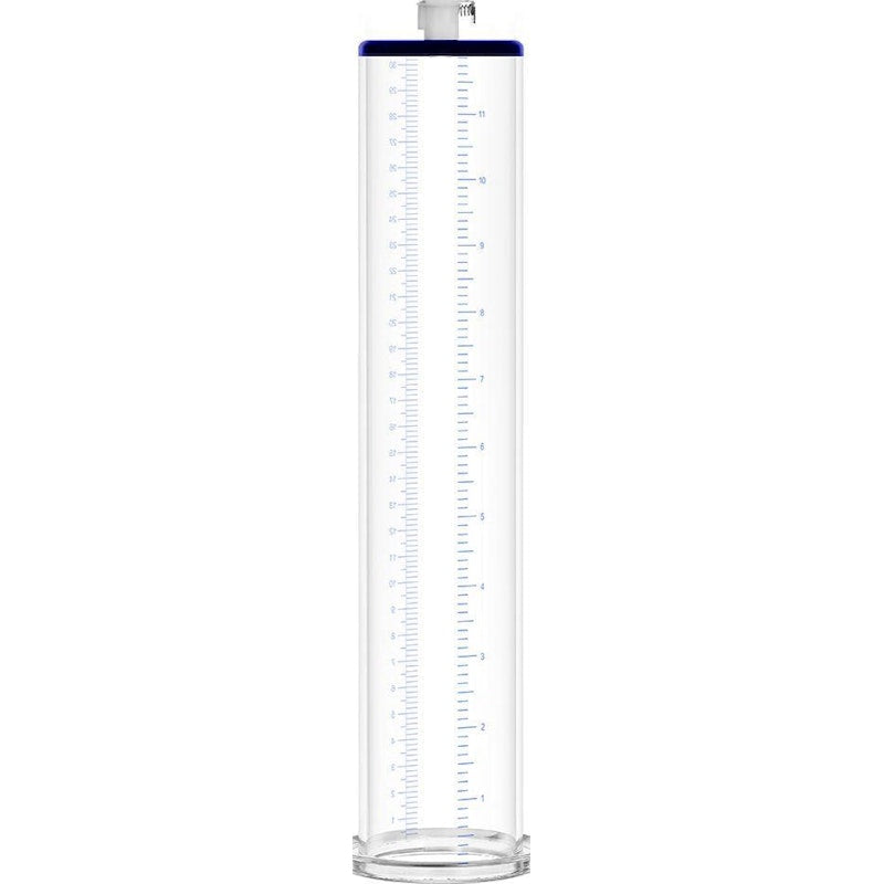 Premium Penis Pump Valve Cylinder 2.25 Inches x 12 Inches Clear Pumps - Performance