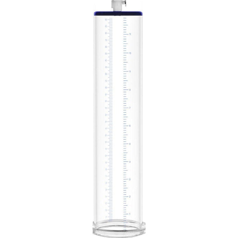 Premium Penis Pump Valve Cylinder 2.5 Inch x 12 Inch Clear Pumps - Performance