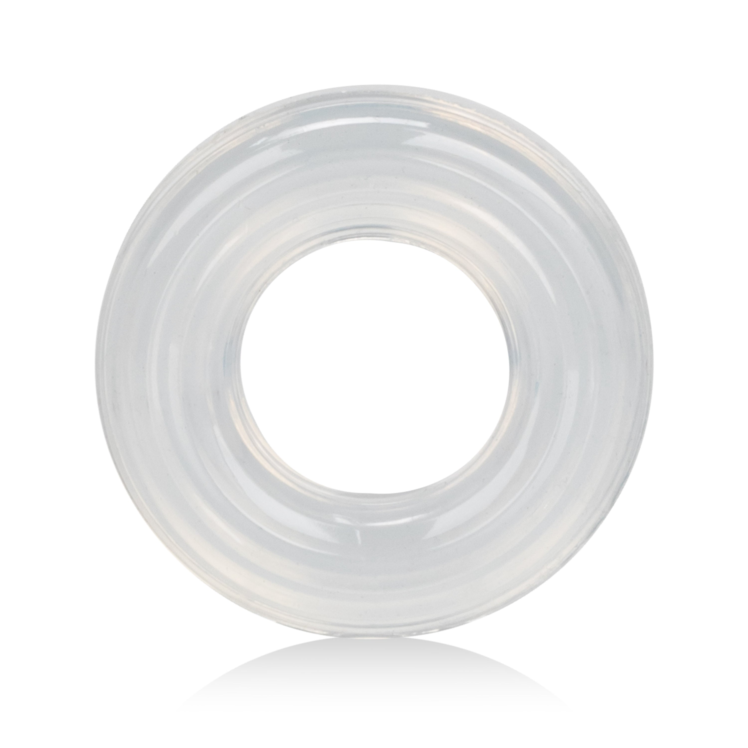 Premium Silicone Ring Large Clear 1.7 Inch Stretchy Support Enhancer COCK RINGS
