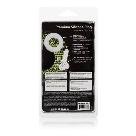 Premium Silicone Ring XL Clear for Enhanced Comfort and Support COCK RINGS