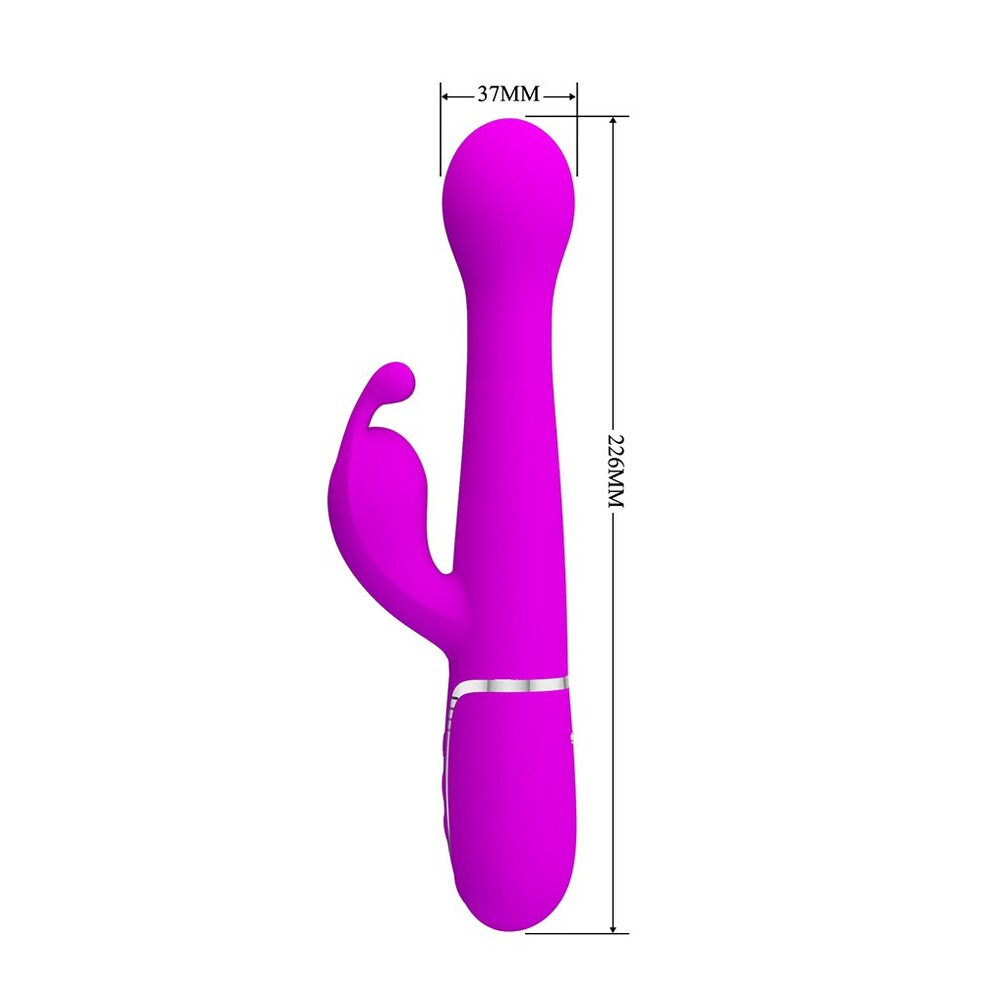 Dejon 3in1 Multi-Function 23cm Rabbit Vibrator with Twin Motors > Vibrators > Ladies > Rabbit