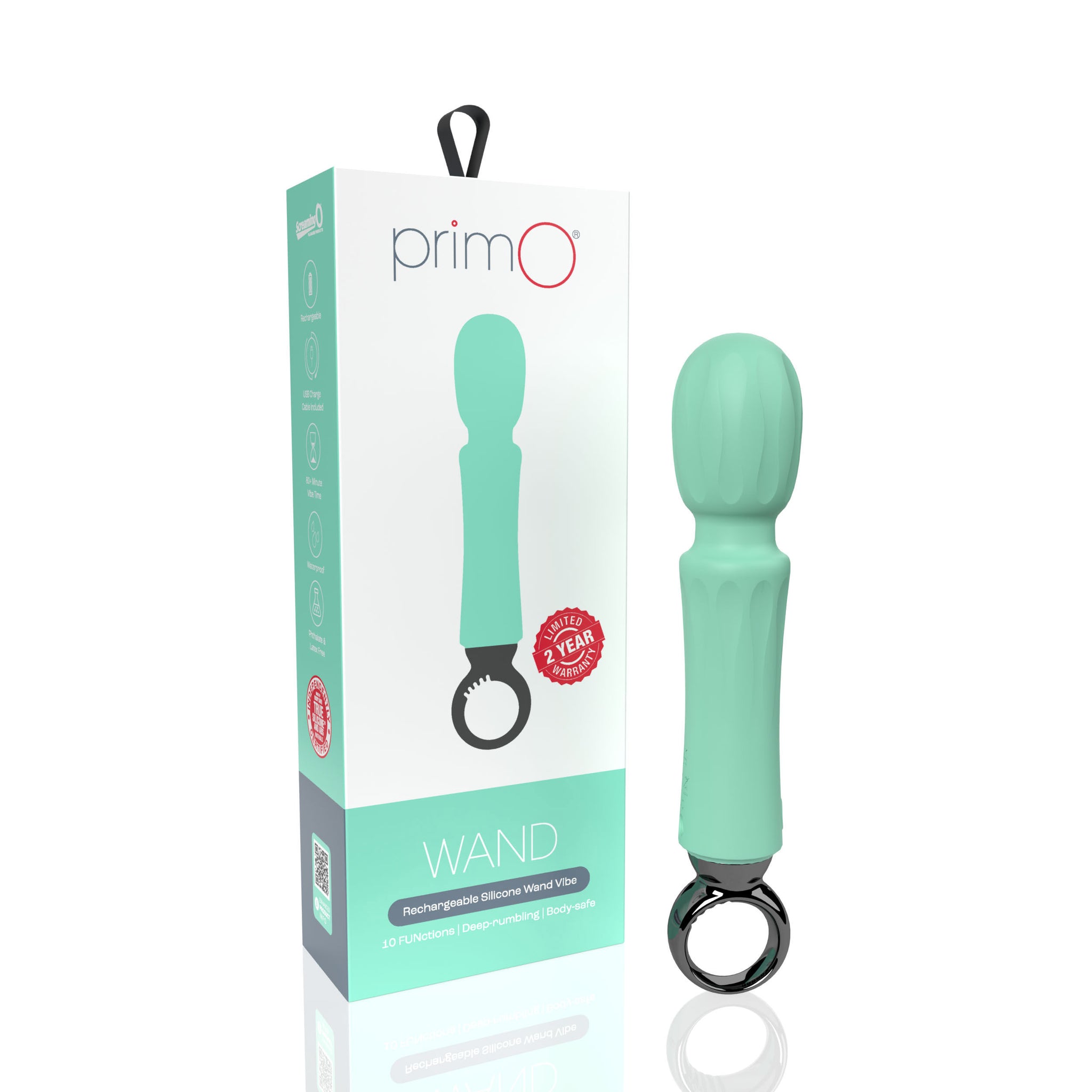 Screaming O PrimO Wand – Rechargeable Portable Wand Vibrator with 5+5 Vibration Functions > Sex Toys > Massage Wands