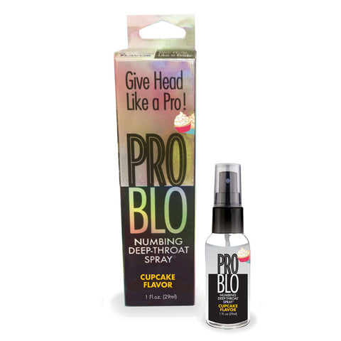 ProBlo Cupcake Flavored Deep Throat Spray 30ml Intimacy Aid > Lube > Oral Gels & Sprays
