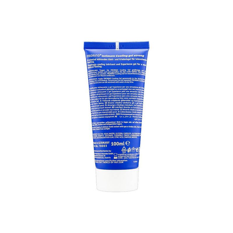 Prorino Cooling Gel Strong 100ml Intense Lubricant Secondary image