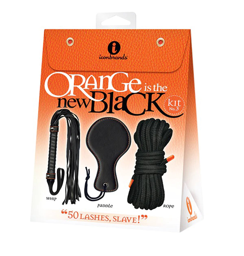 Orange Is The New Kit #3 Bondage Kit 3 Piece Set 50 Lashes > Bondage Gear > Restraints