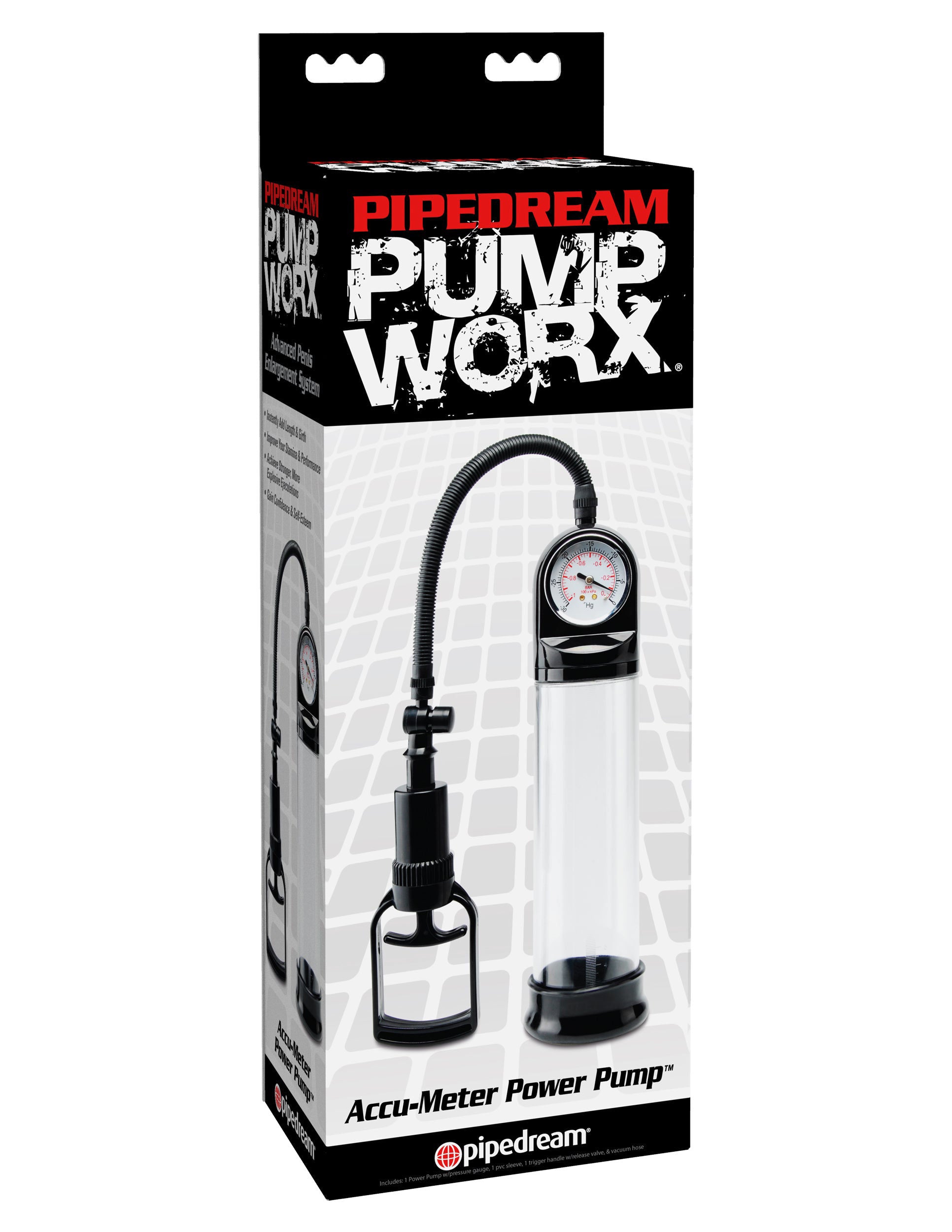 Pump Worx Accu-Meter Power Penis Pump for Male Enhancement Black > Pumps > Penis Pumps Performance