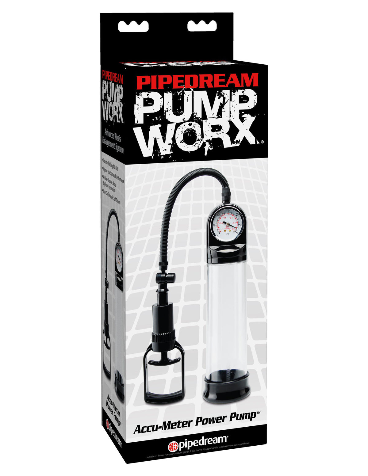 Pump Worx Accu-Meter Power Pump – Handheld Male Enhancement Device > Pumps > Penis Pumps Performance